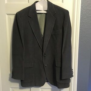 Vintage corduroy dark grey men’s blazer 44